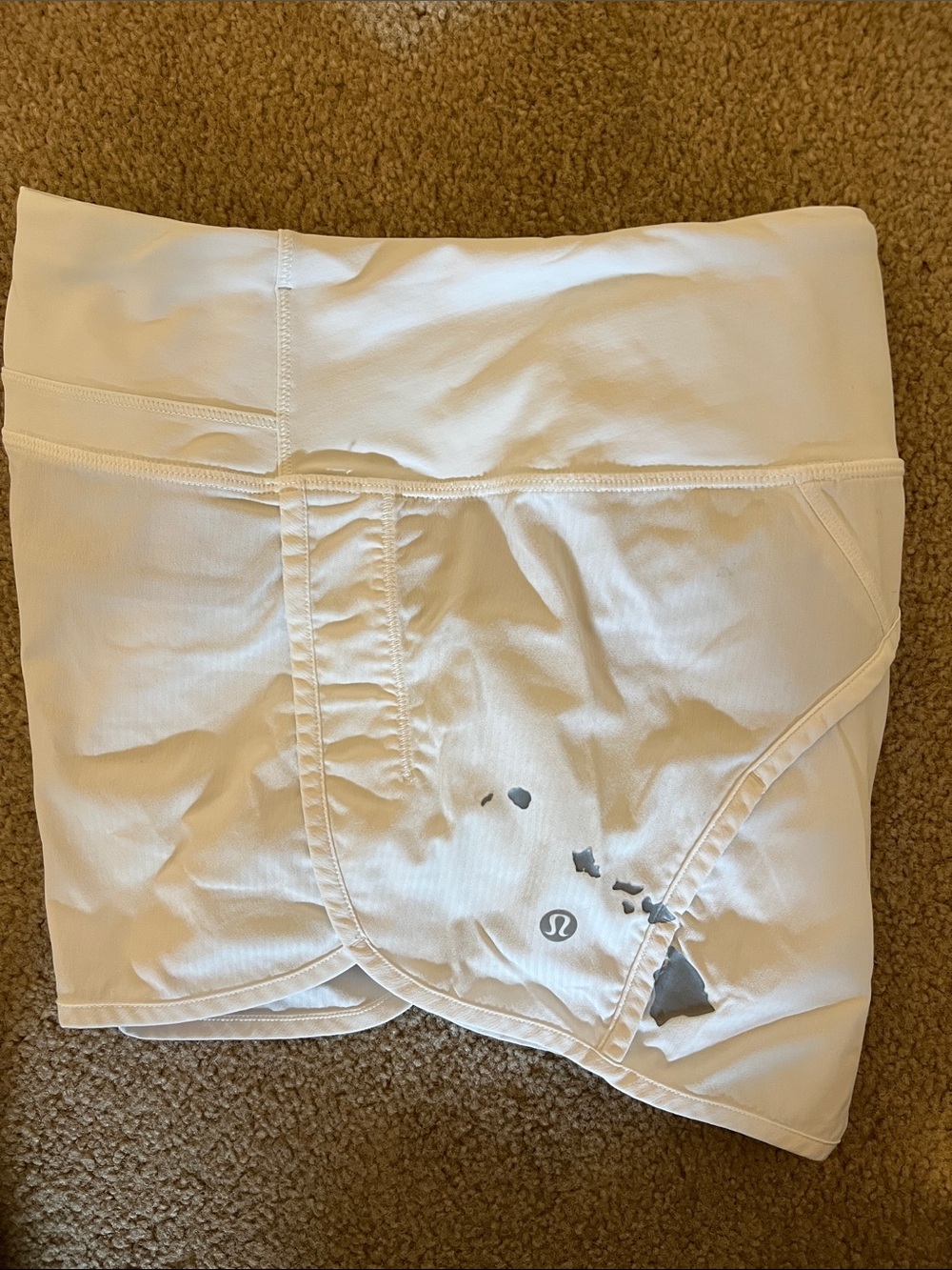 lululemon athletica classic speed shorts, mid rise, 4” with Hawaiian Islands